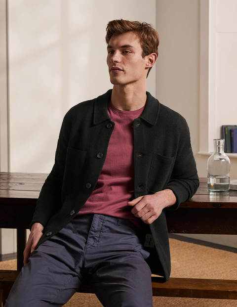 Farley Merino Knitted Jacket - Black Farley Merino Knitted Jacket - Black