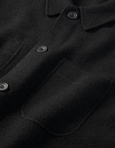 Farley Merino Knitted Jacket - Black Farley Merino Knitted Jacket - Black