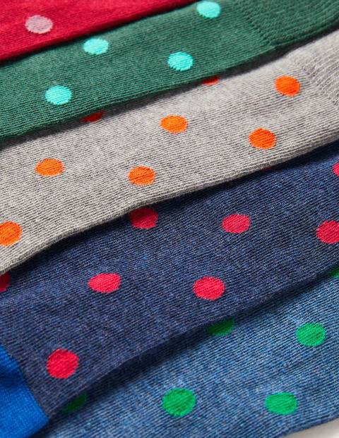 5 Pack Favourite Socks - Spot Multi Pack 5 Pack Favourite Socks - Spot Multi Pack