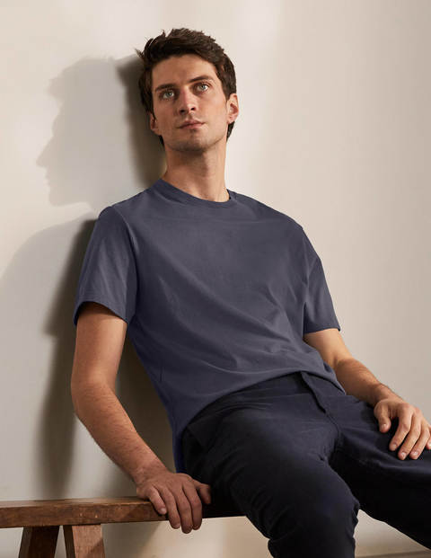 Klassisches Baumwoll-T-Shirt - London-Grau Klassisches Baumwoll-T-Shirt - London-Grau