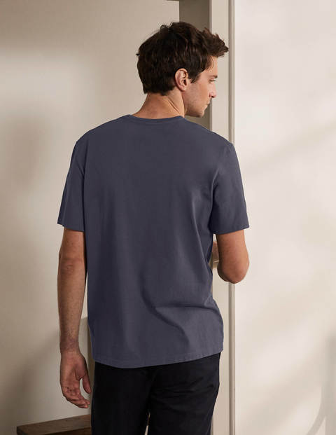 Klassisches Baumwoll-T-Shirt - London-Grau Klassisches Baumwoll-T-Shirt - London-Grau