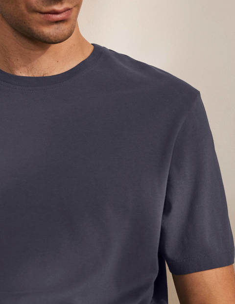 Klassisches Baumwoll-T-Shirt - London-Grau Klassisches Baumwoll-T-Shirt - London-Grau