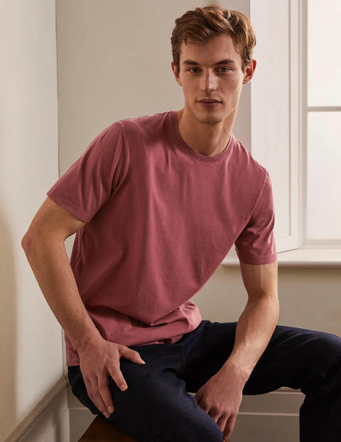 Washed T-shirt - Rosewood Washed T-shirt - Rosewood