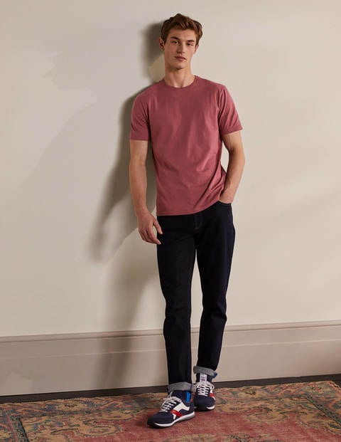 Washed T-shirt - Rosewood Washed T-shirt - Rosewood