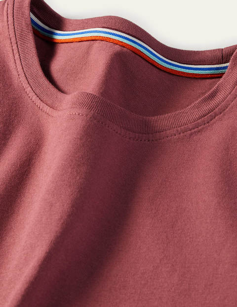 Washed T-shirt - Rosewood Washed T-shirt - Rosewood