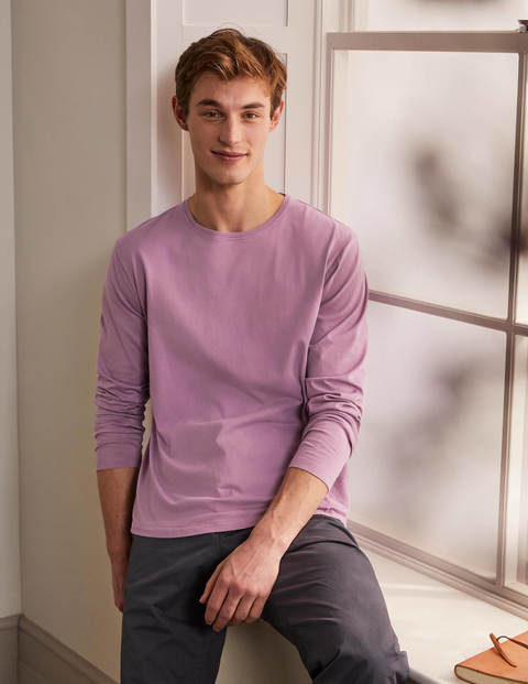 Long Sleeve Washed T-shirt - Dusky Mauve Long Sleeve Washed T-shirt - Dusky Mauve