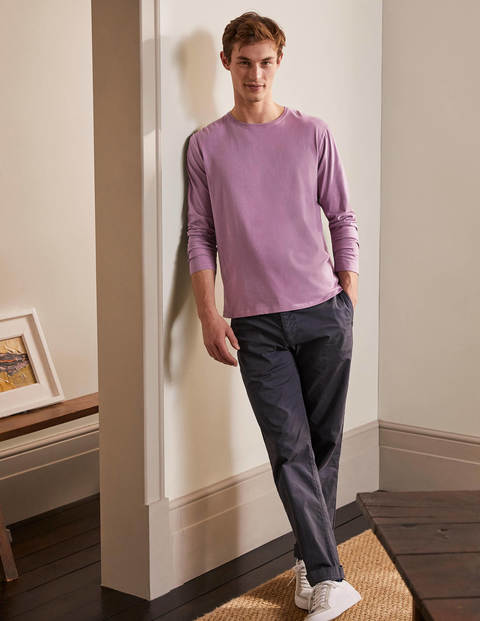 Long Sleeve Washed T-shirt - Dusky Mauve Long Sleeve Washed T-shirt - Dusky Mauve