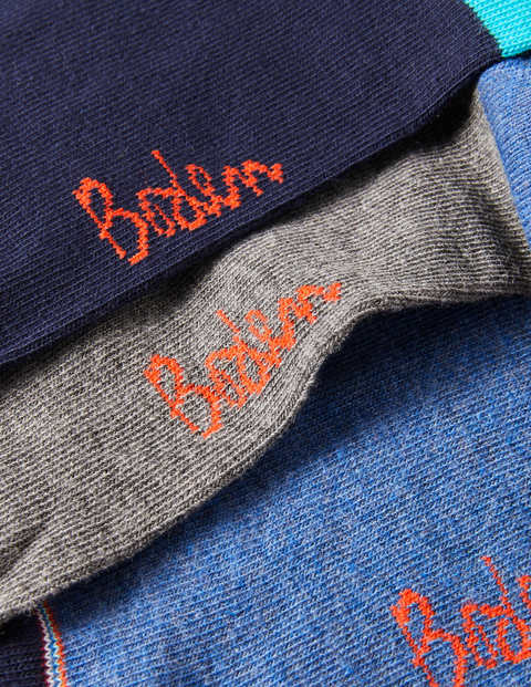 Favourite Socks - Plain Signature Stripe Pack Favourite Socks - Plain Signature Stripe Pack