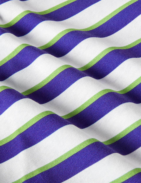 Washed T-shirt - Electric Blue/ Lime Green Washed T-shirt - Electric Blue/ Lime Green