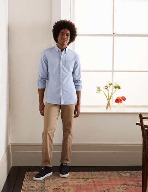 Chemise en oxford slim - Bleu Chemise en oxford slim - Bleu