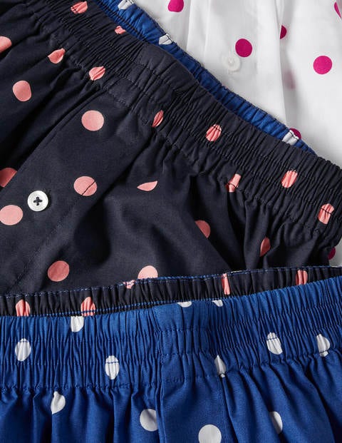 3 Pack Woven Boxers - Spot Mix Pack 3 Pack Woven Boxers - Spot Mix Pack