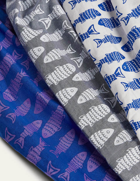 3 Pack Woven Boxers - Fish Multi Pack 3 Pack Woven Boxers - Fish Multi Pack