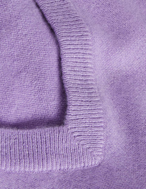 Cashmere V-neck - Petunia Melange Cashmere V-neck - Petunia Melange