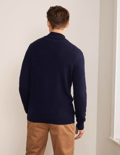 Cashmere Half-Zip - Navy Cashmere Half-Zip - Navy