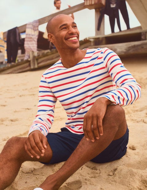 Midweight Chichester Mariner - Rio Red/Regal Blue Stripe Midweight Chichester Mariner - Rio Red/Regal Blue Stripe