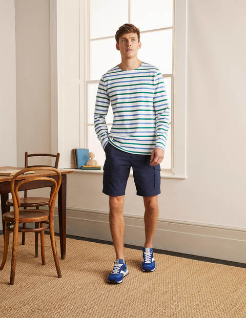 Midweight Chichester Mariner - Greenary/Sky Blue Stripe Midweight Chichester Mariner - Greenary/Sky Blue Stripe