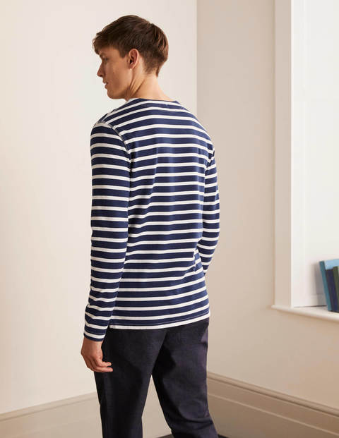 Chichester Matrosenpullover - Navy/Ecru, Gestreift Chichester Matrosenpullover - Navy/Ecru, Gestreift