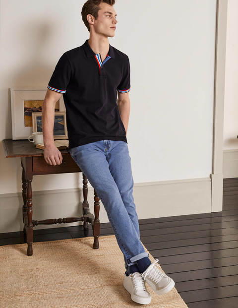 Piqué Polo - Navy Multi Piqué Polo - Navy Multi