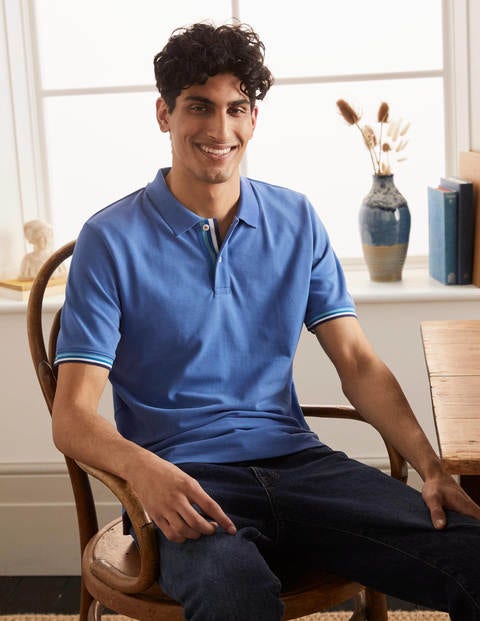 Piqué Polo - Inky Blue Piqué Polo - Inky Blue