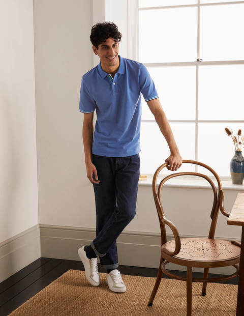 Piqué Polo - Inky Blue Piqué Polo - Inky Blue
