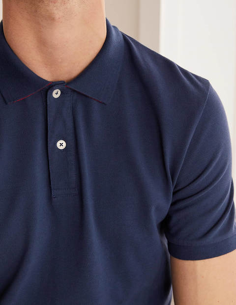 Slub Polo - College Navy Slub Polo - College Navy