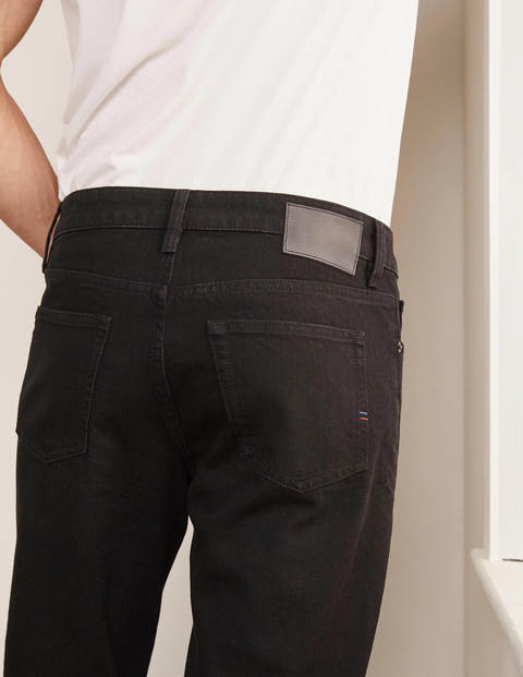Straight Leg Jeans - Black Straight Leg Jeans - Black