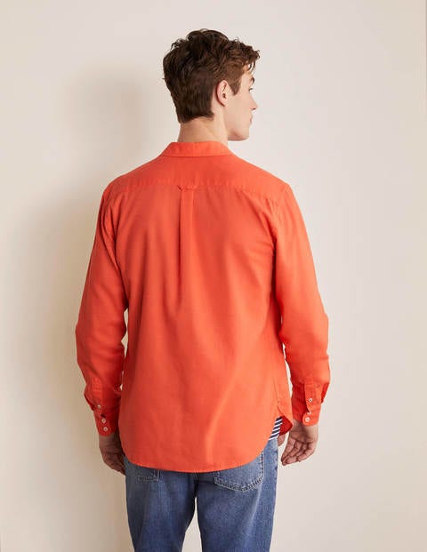 Linen Cotton Shirt - Tropical Coral Linen Cotton Shirt - Tropical Coral