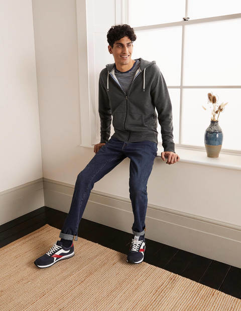 Irvine Zip-Up Hoodie - Charcoal Marl Irvine Zip-Up Hoodie - Charcoal Marl