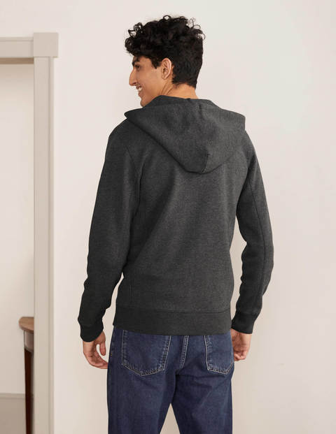 Irvine Zip-Up Hoodie - Charcoal Marl Irvine Zip-Up Hoodie - Charcoal Marl