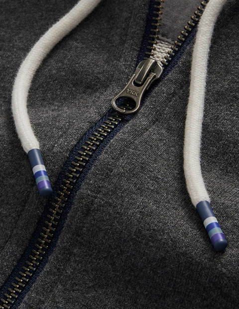 Irvine Zip-Up Hoodie - Charcoal Marl Irvine Zip-Up Hoodie - Charcoal Marl