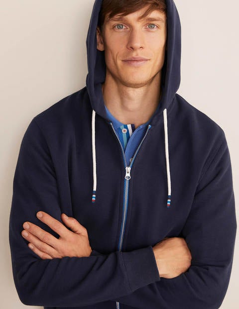 Irvine Zip-Up Hoodie - Navy Irvine Zip-Up Hoodie - Navy