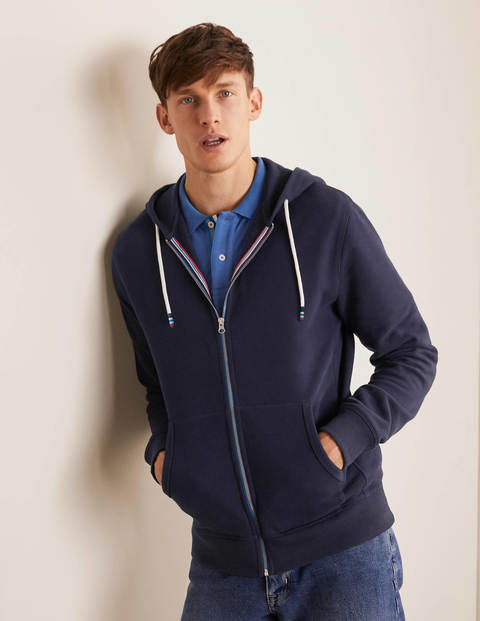 Irvine Zip-Up Hoodie - Navy Irvine Zip-Up Hoodie - Navy