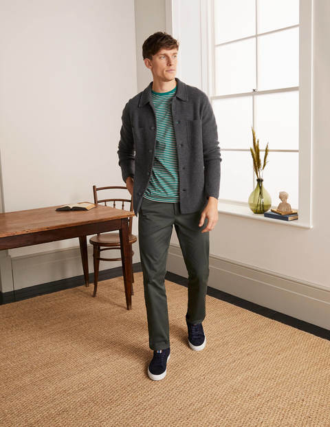 Farley Merino Knitted Jacket - Charcoal Melange Farley Merino Knitted Jacket - Charcoal Melange