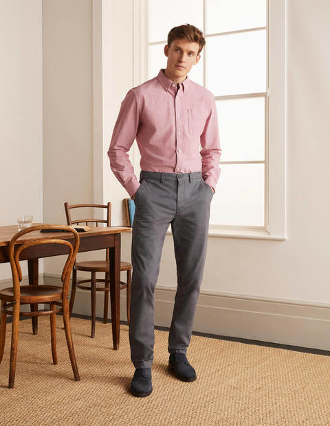 Lightweight Slim Chinos - London Grey Lightweight Slim Chinos - London Grey