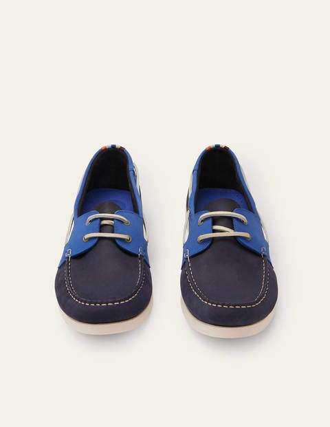 Boat Shoes - Blues Colourblock Boat Shoes - Blues Colourblock