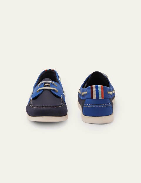 Boat Shoes - Blues Colourblock Boat Shoes - Blues Colourblock