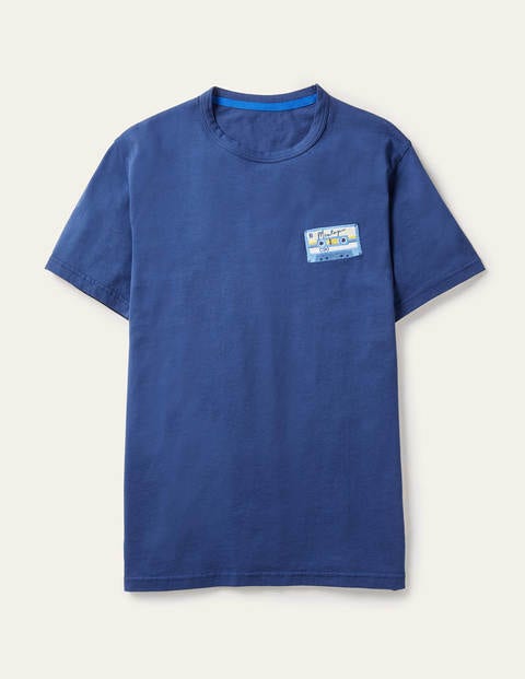 Graphic T-shirt - Cassette Tape Embroidery Graphic T-shirt - Cassette Tape Embroidery