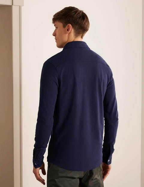 Piqué-Polohemd - Navy Piqué-Polohemd - Navy