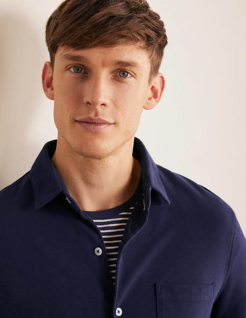 Piqué-Polohemd - Navy Piqué-Polohemd - Navy