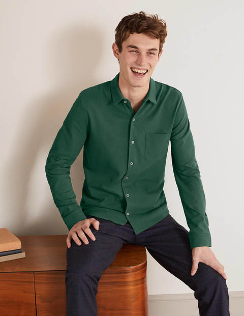 Chemise en piqué - Vert tilleul profond Chemise en piqué - Vert tilleul profond