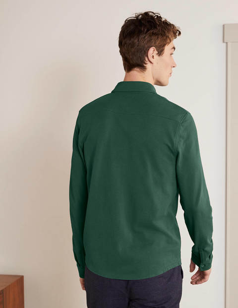 Chemise en piqué - Vert tilleul profond Chemise en piqué - Vert tilleul profond