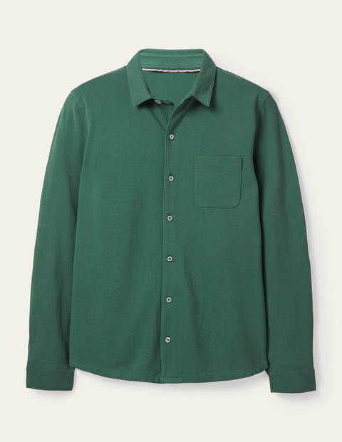 Chemise en piqué - Vert tilleul profond Chemise en piqué - Vert tilleul profond