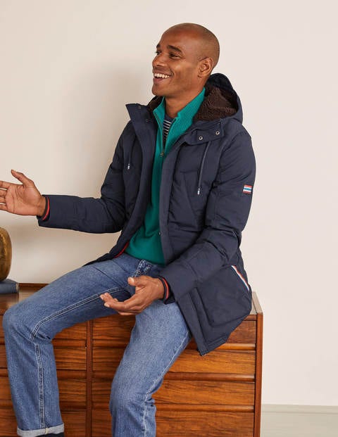 Aberdeen Showerproof Parka - Navy Aberdeen Showerproof Parka - Navy
