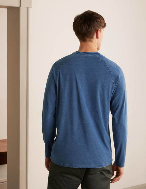Long Sleeve Indigo Raglan - Indigo Long Sleeve Indigo Raglan - Indigo