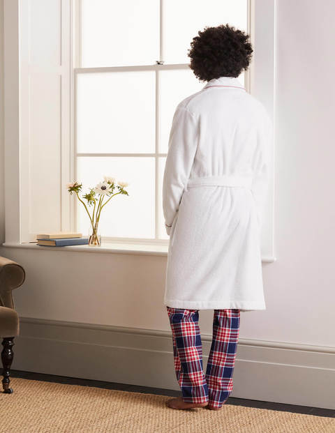 Towelling Dressing Gown - White Towelling Dressing Gown - White