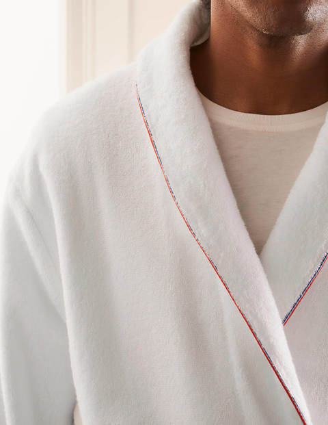 Towelling Dressing Gown - White Towelling Dressing Gown - White