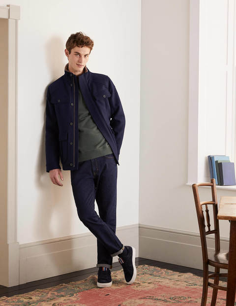 Manteau Monmouth en laine - Bleu marine Manteau Monmouth en laine - Bleu marine