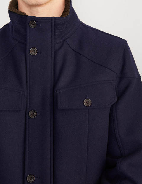 Manteau Monmouth en laine - Bleu marine Manteau Monmouth en laine - Bleu marine