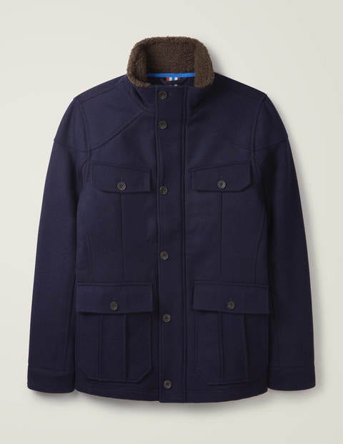 Manteau Monmouth en laine - Bleu marine Manteau Monmouth en laine - Bleu marine