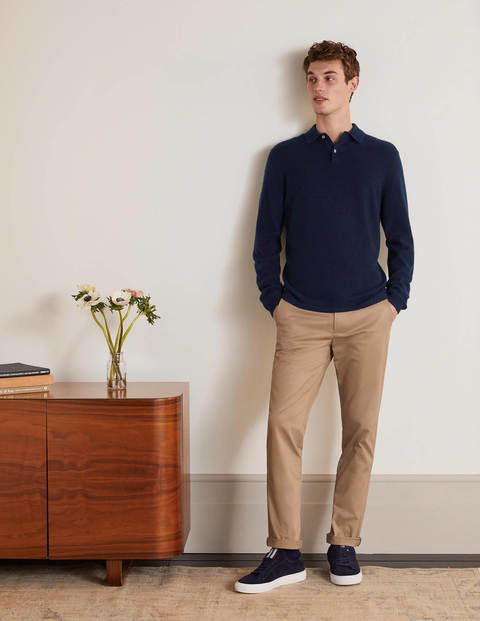 Cashmere Polo - Navy Cashmere Polo - Navy